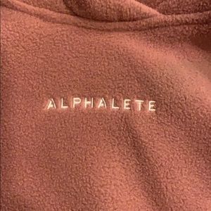 Alphalete Cropped King Hoodie - Mauve S
